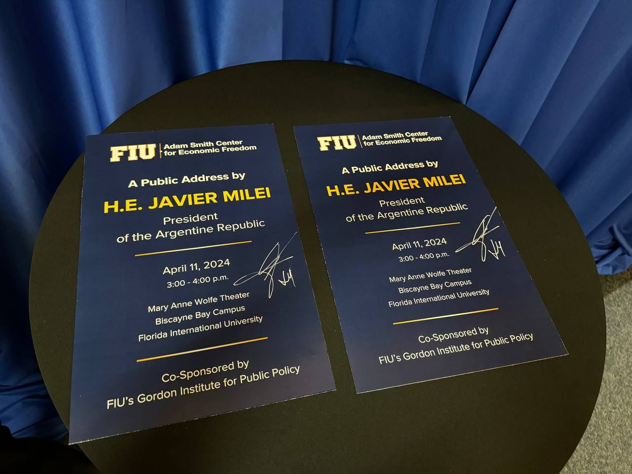 El Presidente asistió al Instituto de Políticas Públicas Jack D. Gordon (FIU)