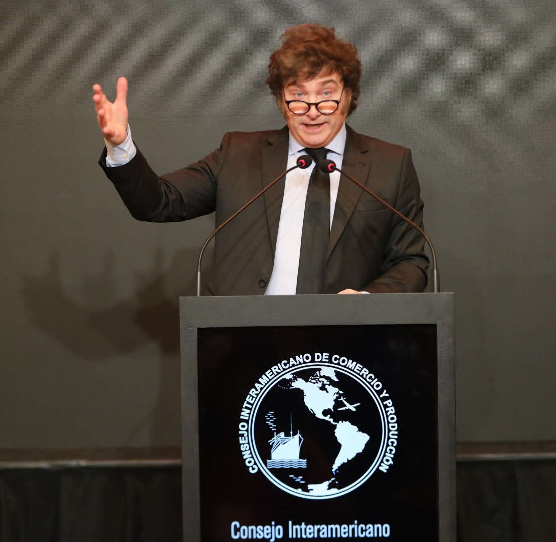 El Presidente Javier Milei en el CICyP