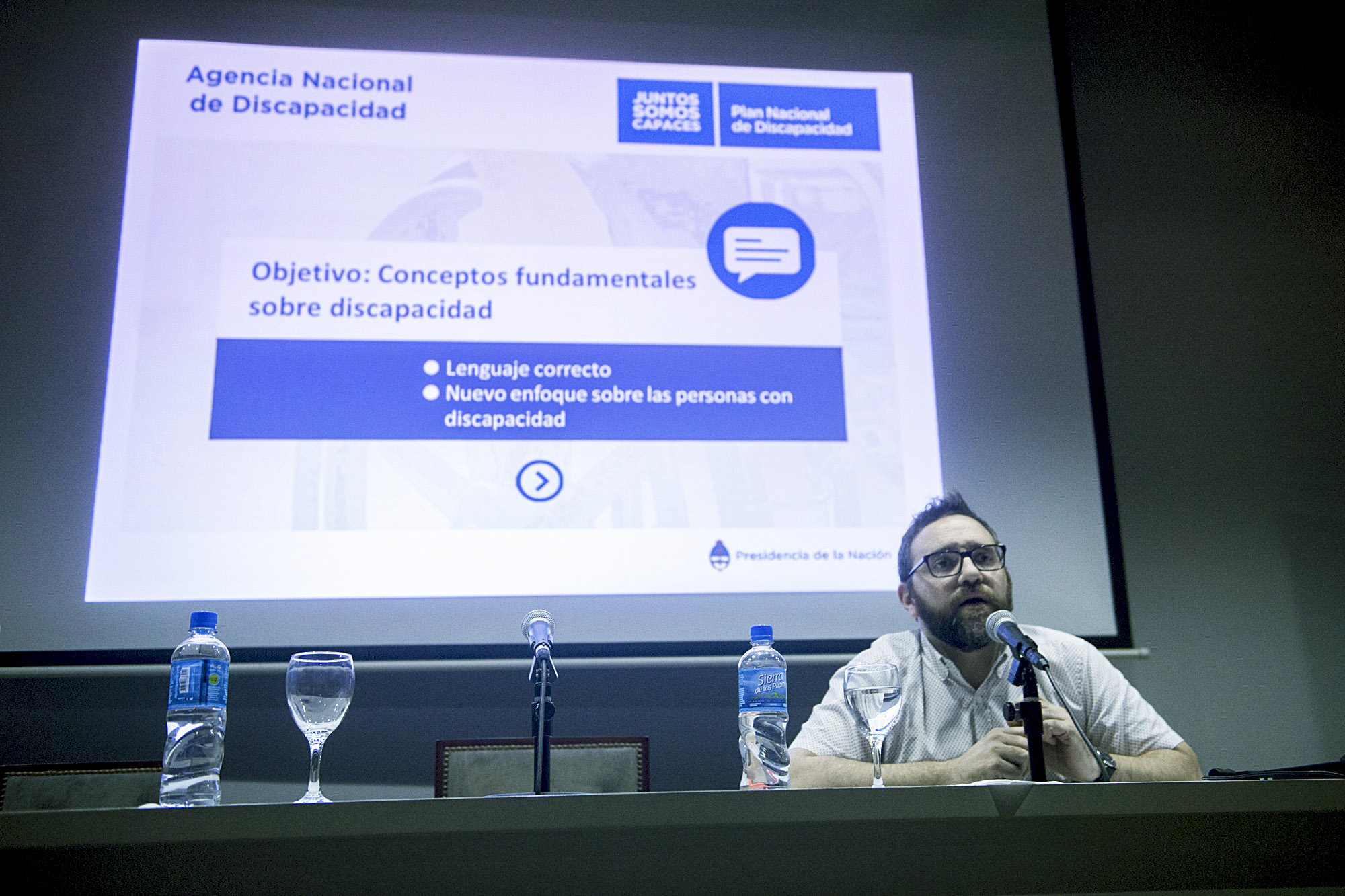 Santiago Duhalde, consultor en Accesibilidad de la Agencia Nacional de Discapacidad