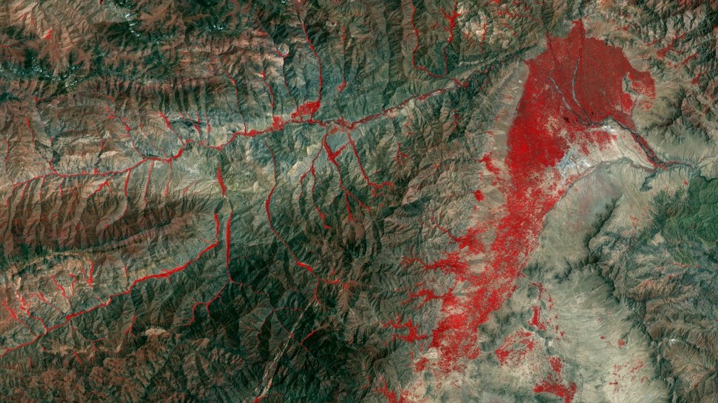 Kabul - Landsat 5 TM - 12 de julio de 2011