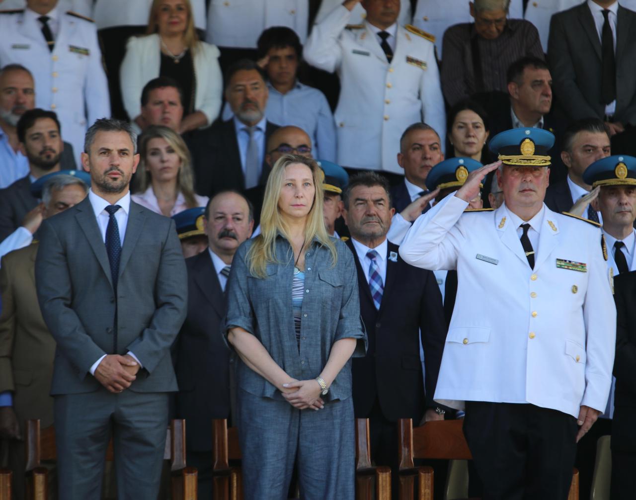 Martín Menem, Karina Milei y Mariano Giuffra.