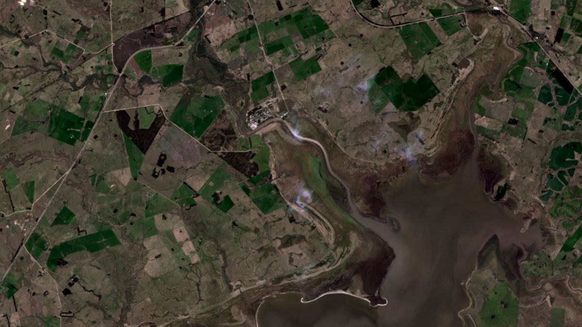 La Paloma y Rocha, Uruguay - Landsat 8 OLI - 5 de Agosto de 2013