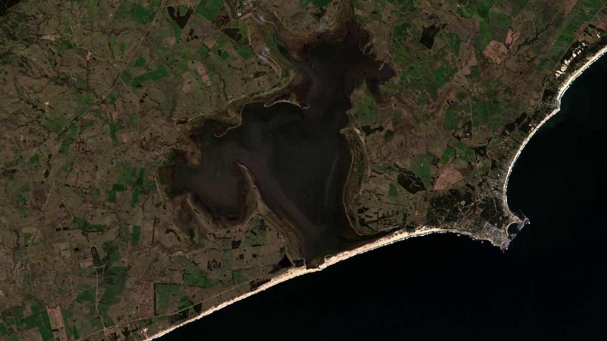 Laguna de Rocha, Uruguay - Landsat 8 OLI - 5 de Agosto de 2013