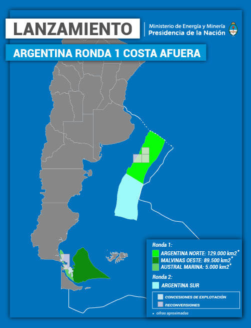 Aranguren Anuncio La Ronda 1 De Exploracion Petrolera Costa Afuera Argentina Gob Ar