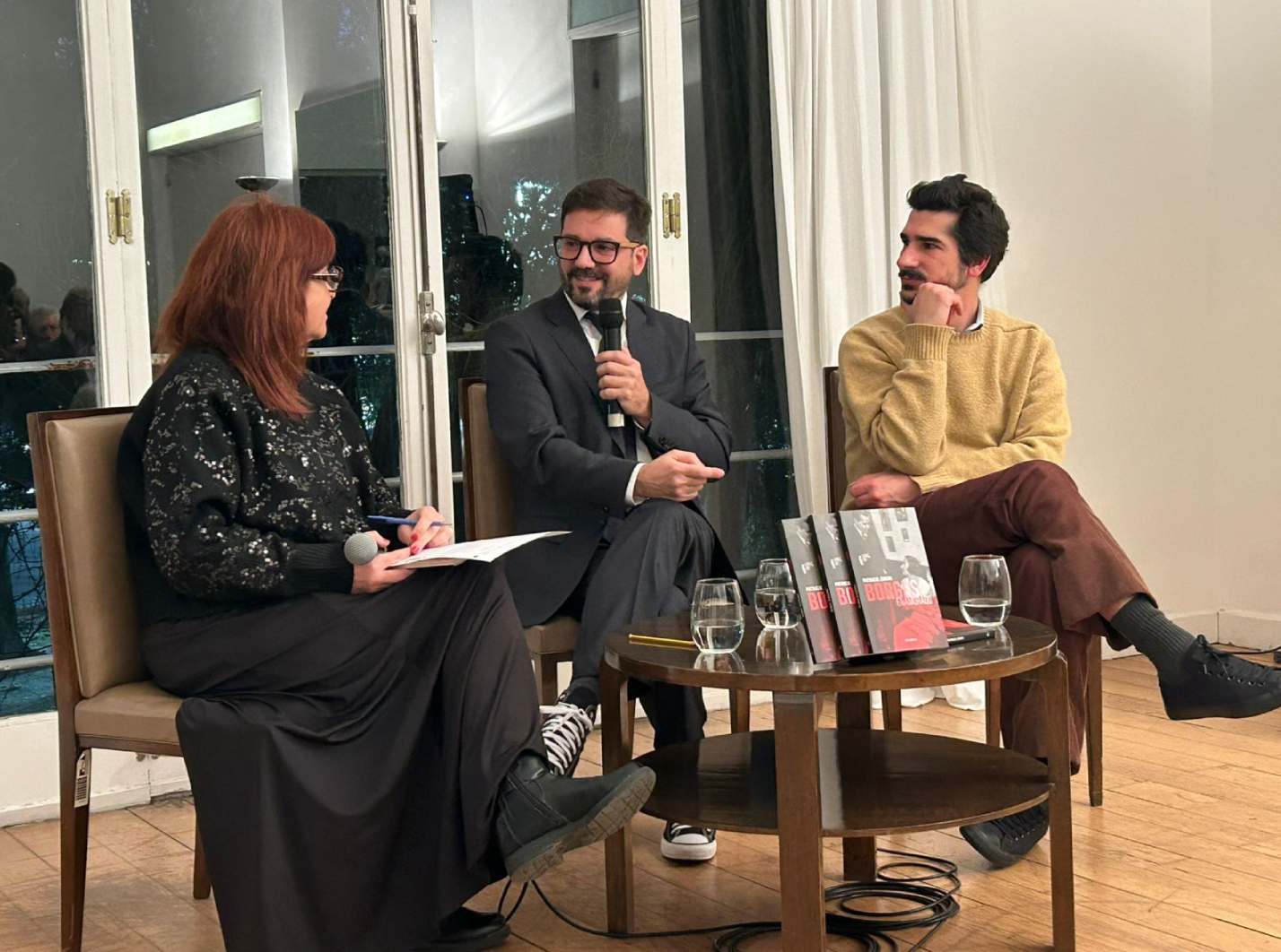 Flavia Pittella, Patricio Zunini y Luciano Lutereau