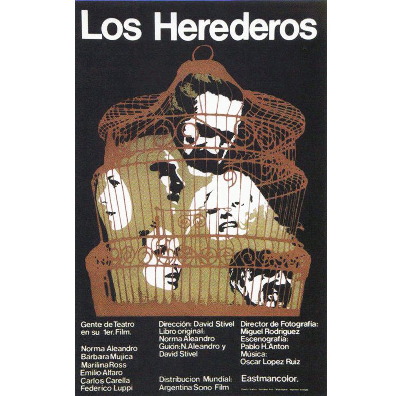 Afiche Los Herederos (1970)