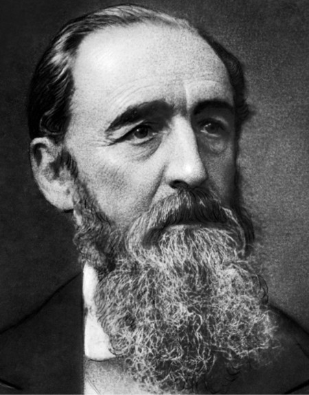 Retrato de Luis Sáenz Peña. Es en blanco y negro. 