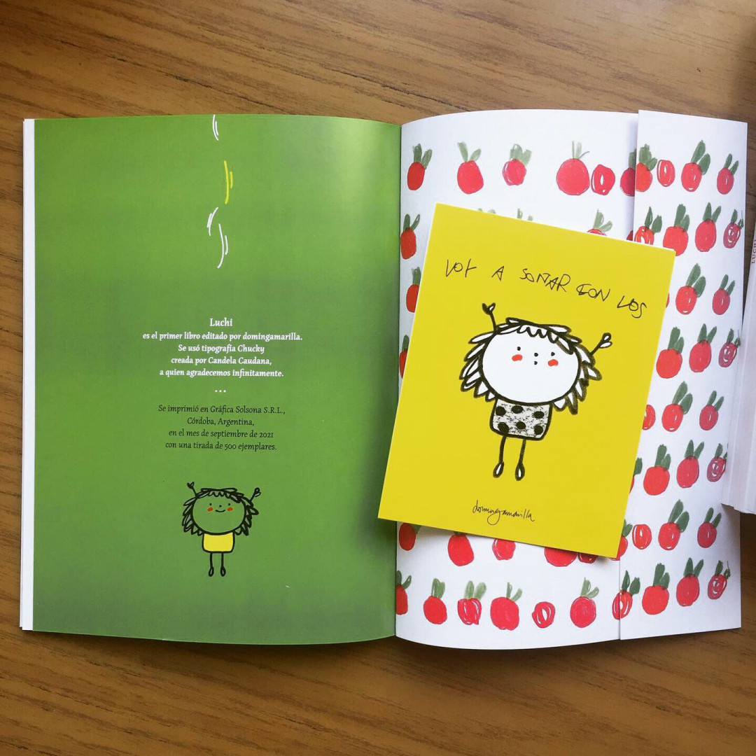 "Luchi" es el primer libro de la nueva editorial Domingamarilla "Luchi" es el primer libro de la nueva editorial Domingamarilla