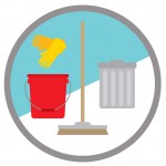 Mantener limpios los patios y jardines