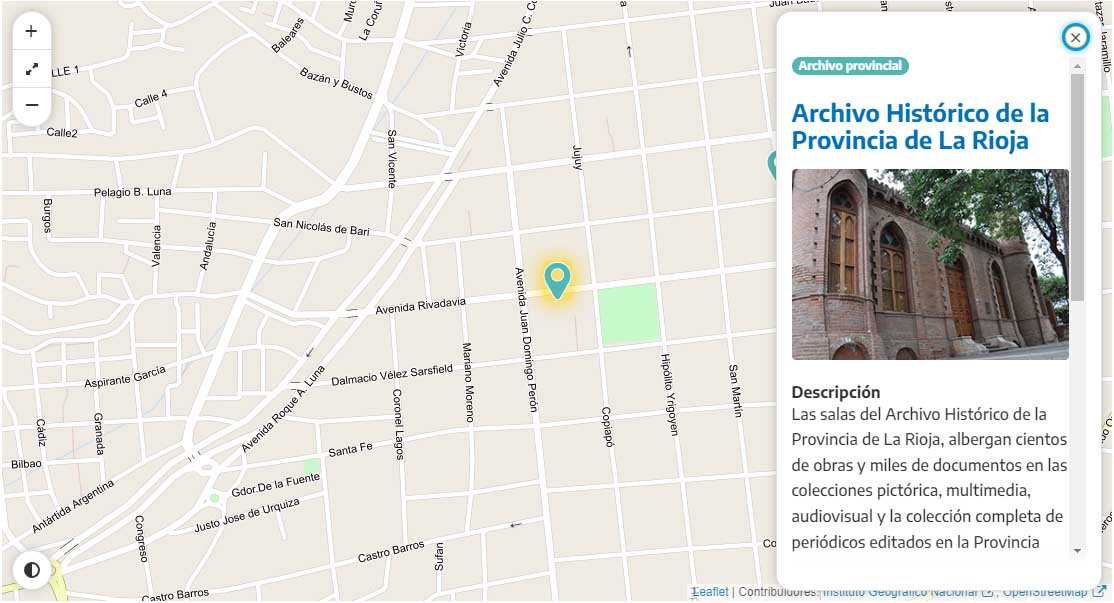 Imagen ilustrativa del Mapa de Archivos Argentinos