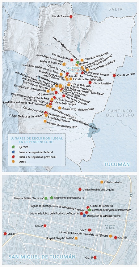 Circuito de la represión en Tucumán
