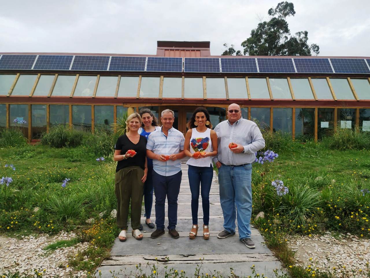 Huerta orgánica de la red Una Escuela Sustentable