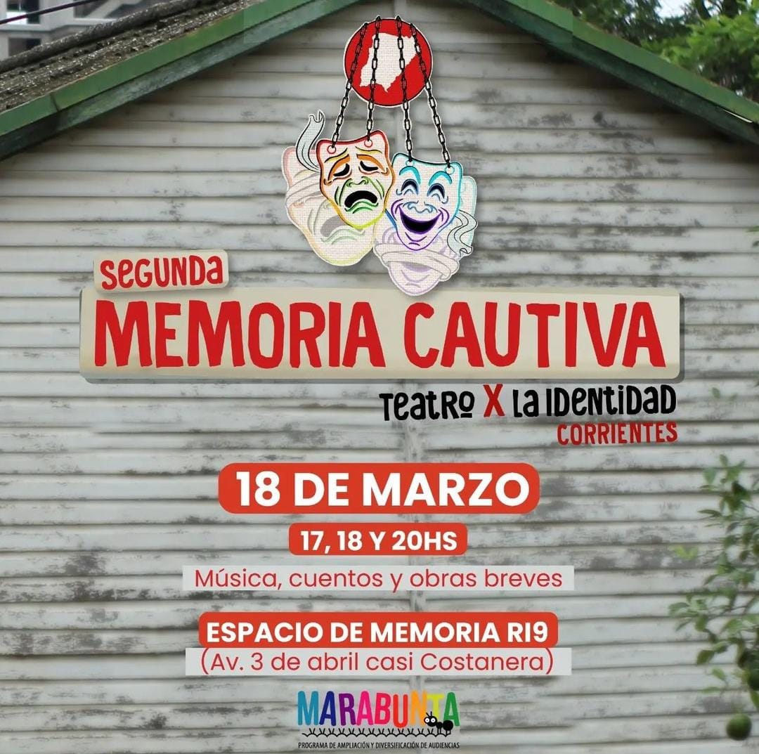 Flyer de Memoria Cautiva