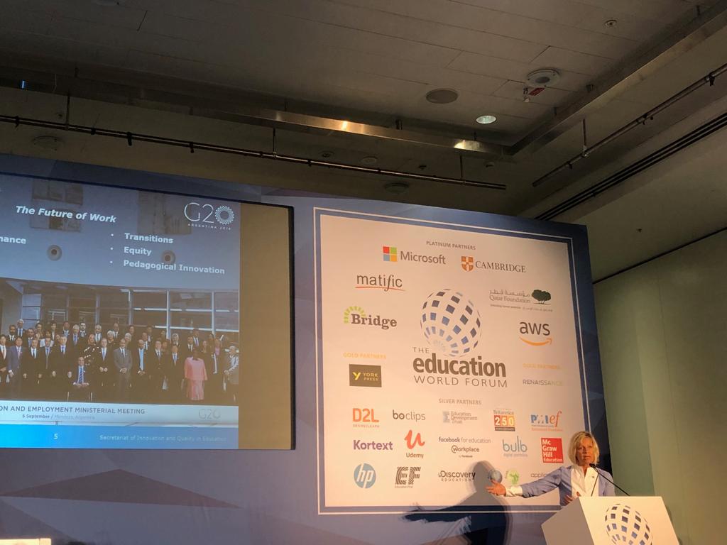 Argentina en el Foro Mundial de Educación 2019