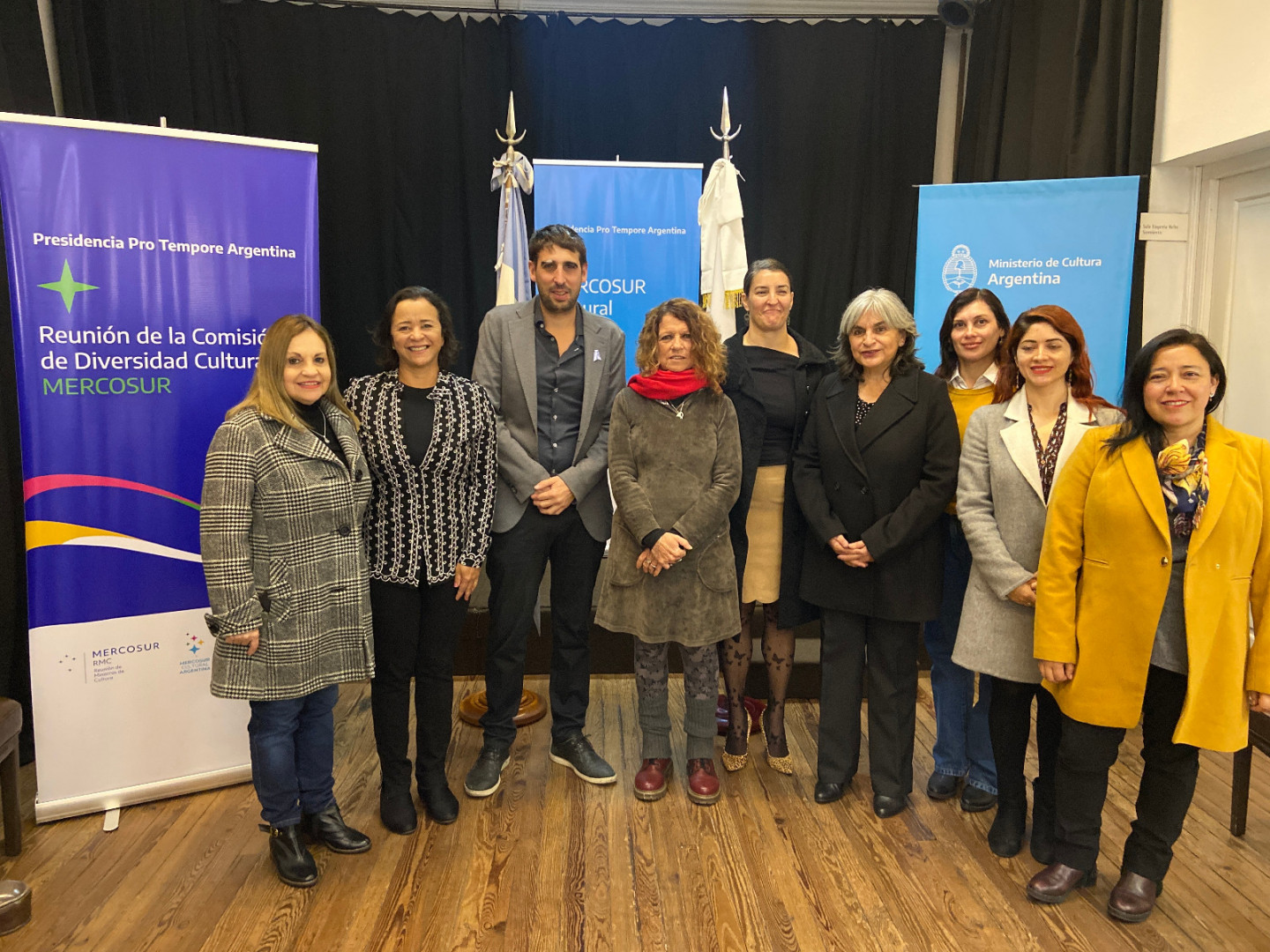 Reunión presencial de la Comisión de la Diversidad Cultural del Mercosur, que se desarrolla hoy y mañana en el Museo Histórico Sarmiento.