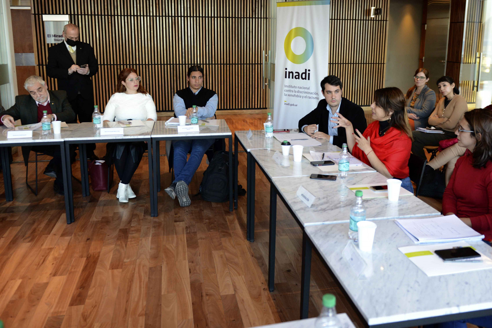 La titular del INADI, Victoria Donda, presente en la mesa de Trabajo para la Prevención de la Discriminación