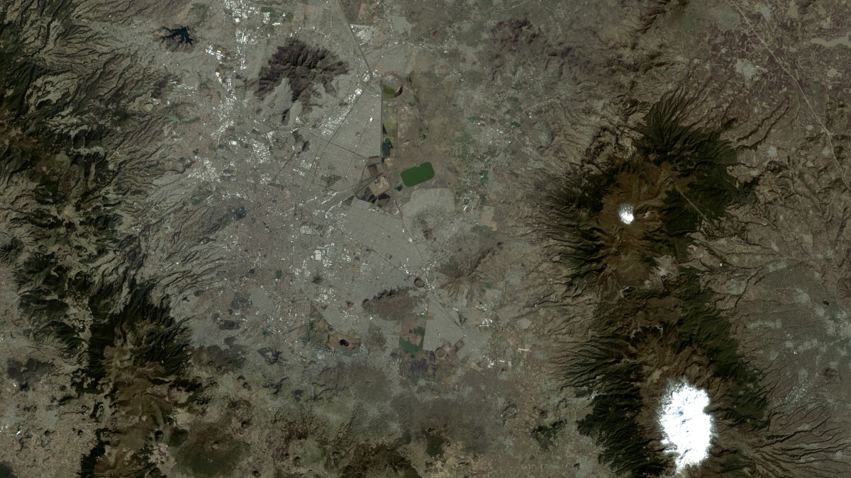 México DF - Landsat 5 TM - 5 de Febrero 2010