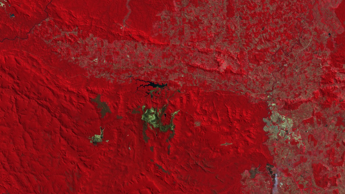 Mina de Carajás - Landsat 5 TM - 29 de julio 2011