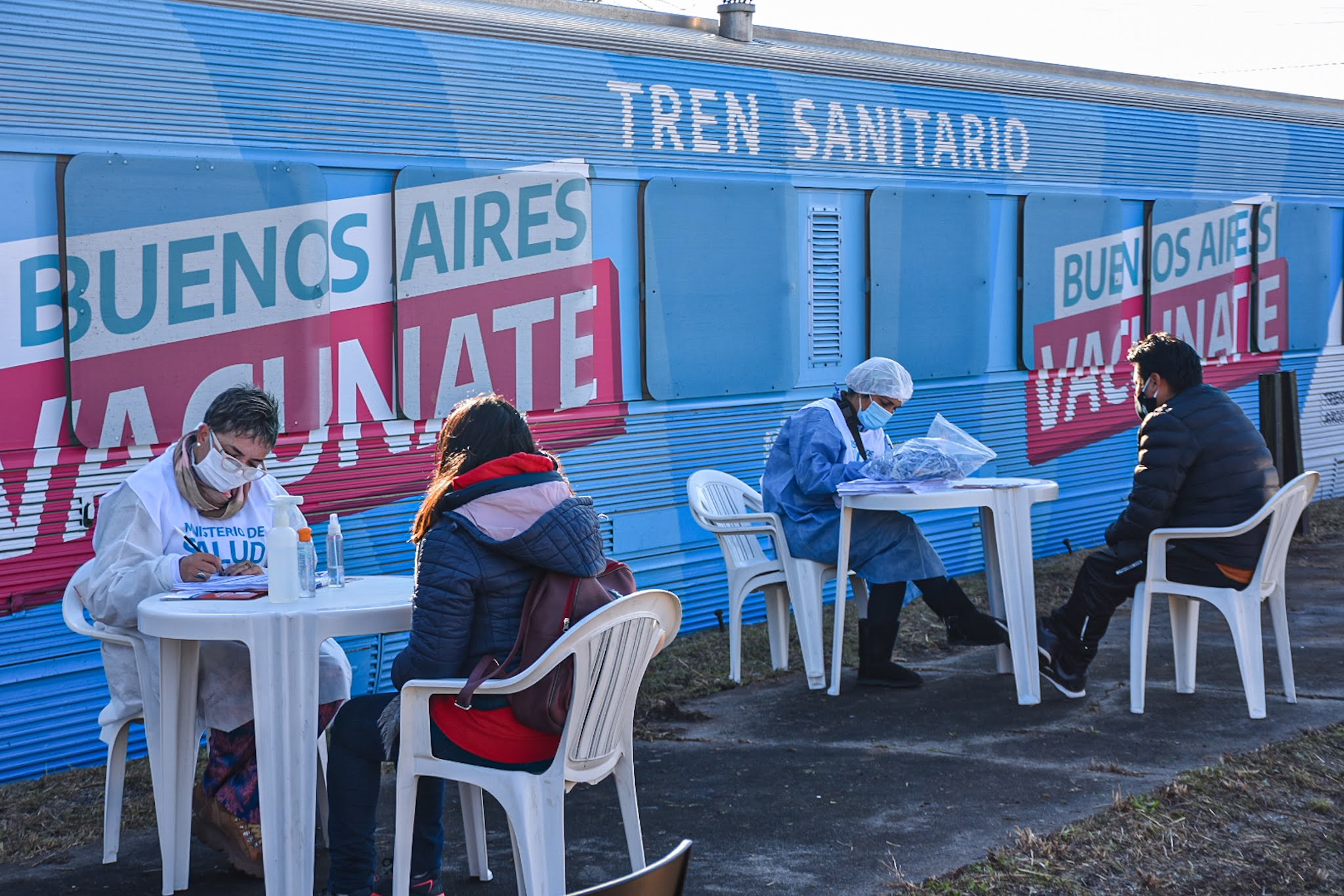 Tren Sanitario en Pilar 