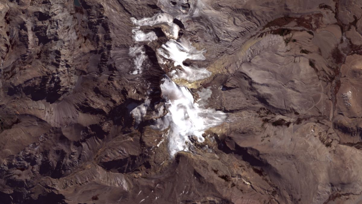 Glaciares de la Cuenca del Río Grande, Mendoza - Landsat 8 OLI - 21 de Abril de 2013