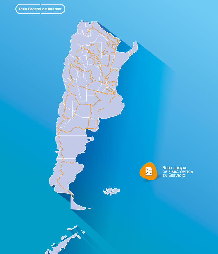 La fibra óptica atraviesa el Estrecho de Magallanes.