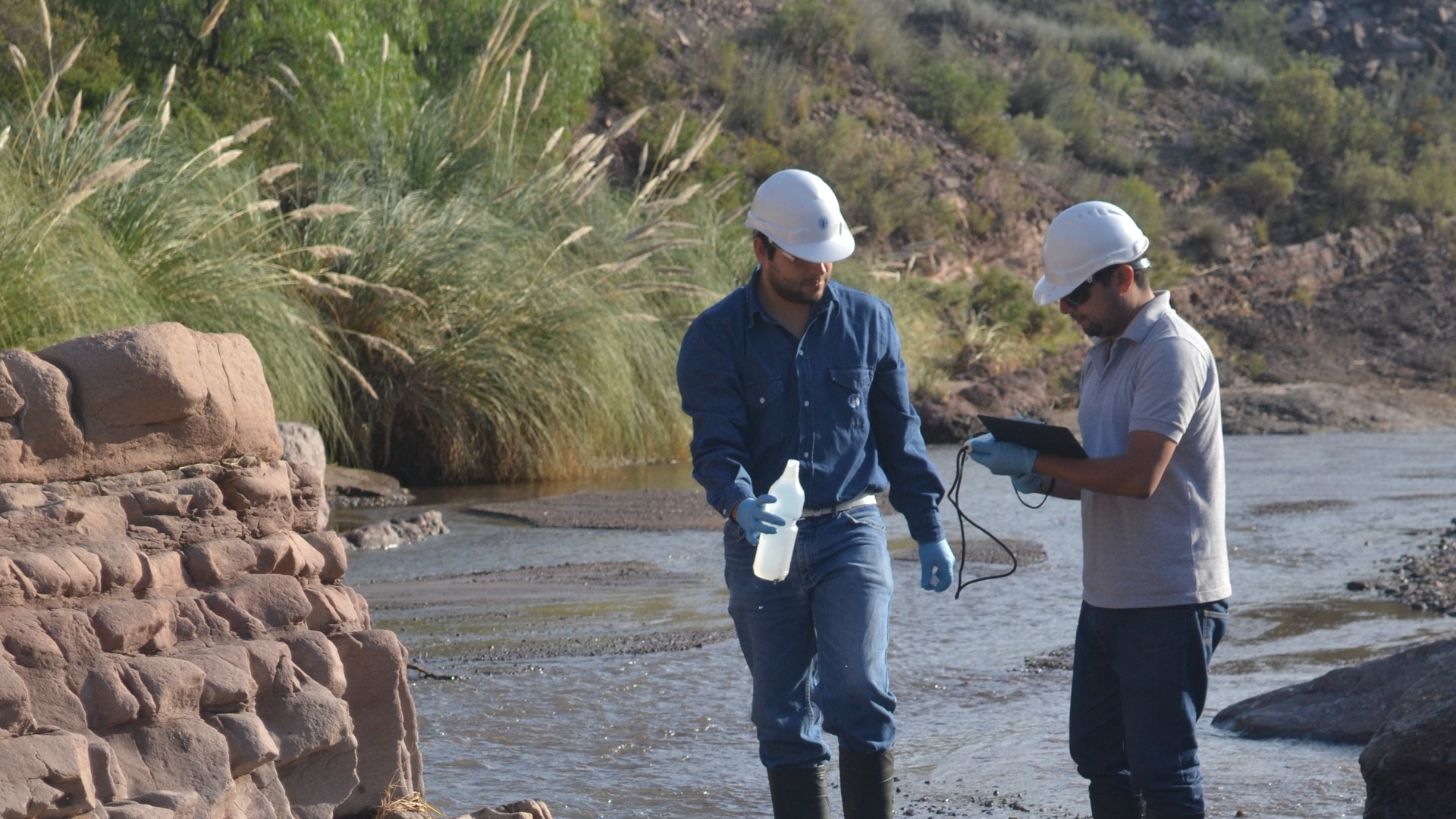 Monitoreo de agua en el Complejo Minero Fabril San Rafael