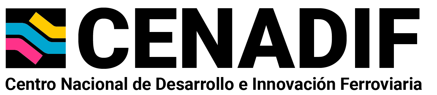 Logo CENADIF. Centro Nacional de Desarrollo e Innovación Ferroviaria