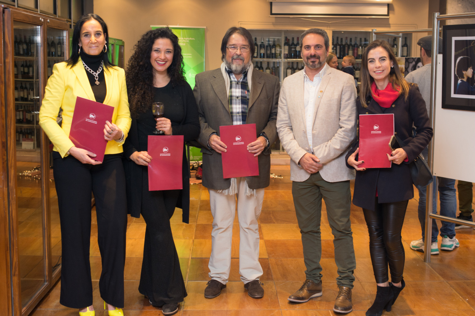 Fabiana Duperut, Verónica Funes, Alejandro Pereira, Martín Hinojosa y Eliana González
