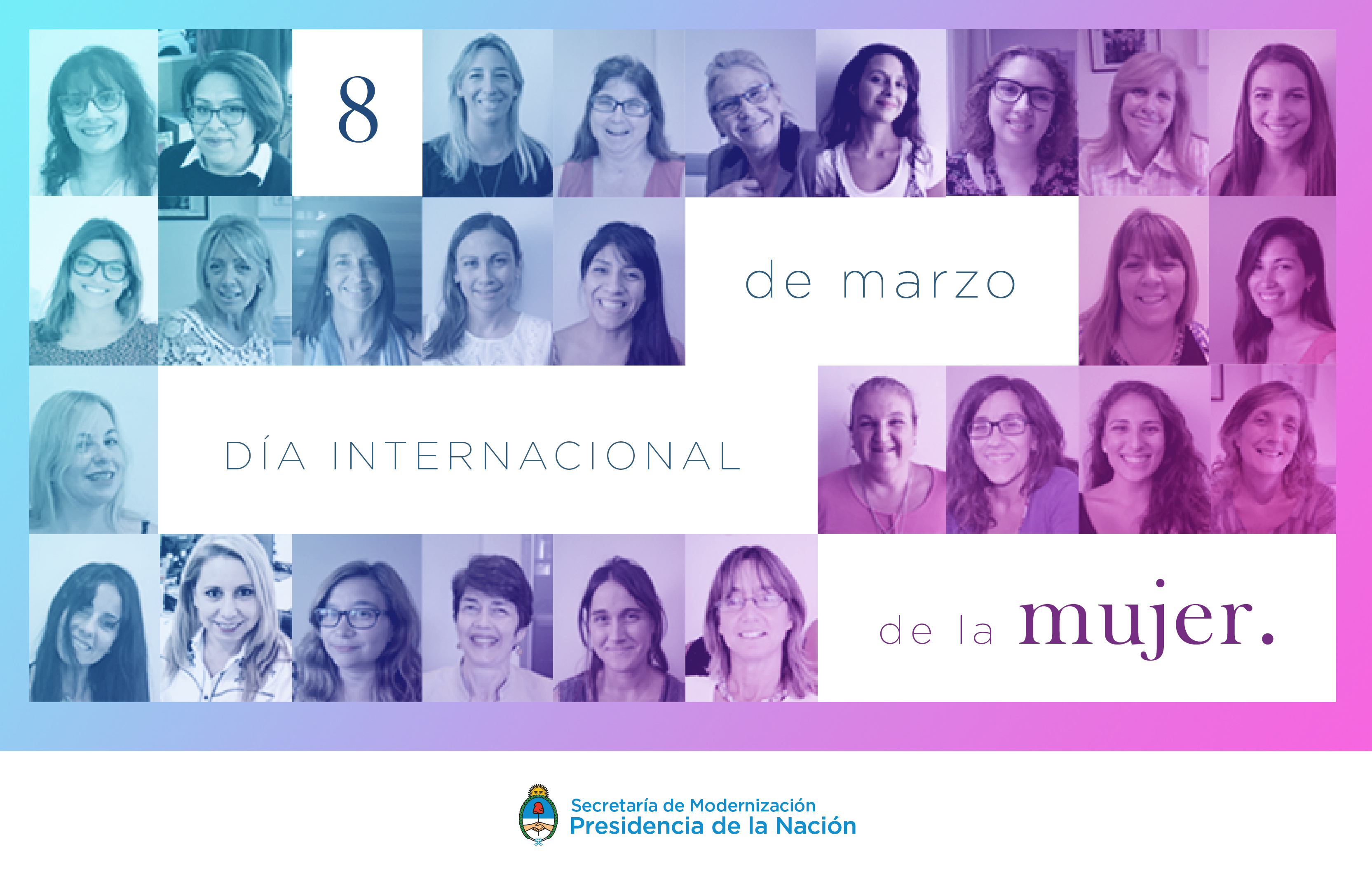 8 de marzo Día Internacional de la mujer Argentina.gob.ar