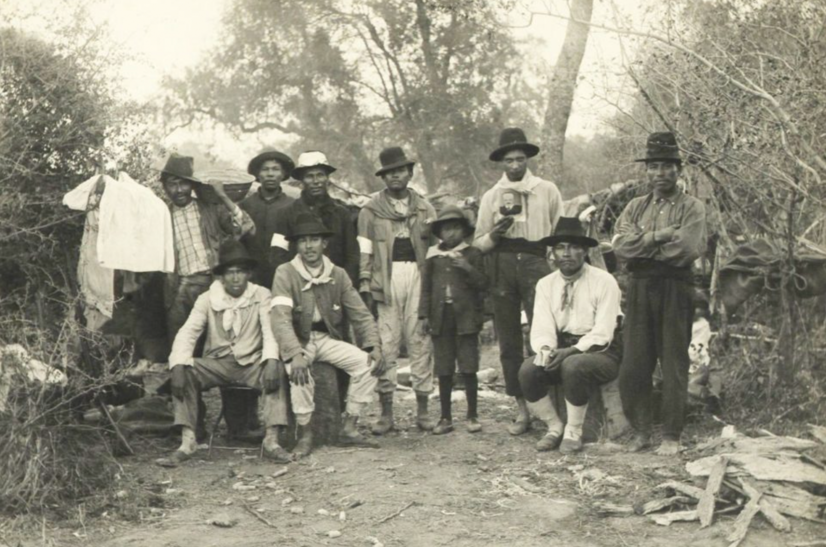 Población de la Reducción de Napa'alpí, 1920. Foto: Archivo General de la Nación. El AGN aportó a la causa numerosa documentación perteneciente al Fondo Documental Ministerio del Interior, que sirve como prueba de la masacre