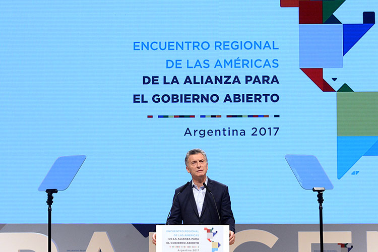 El presidente Macri subrayó la importancia de un Estado que rinda cuentas, que esté al servicio de los ciudadanos y cuente con instituciones públicas transparentes
