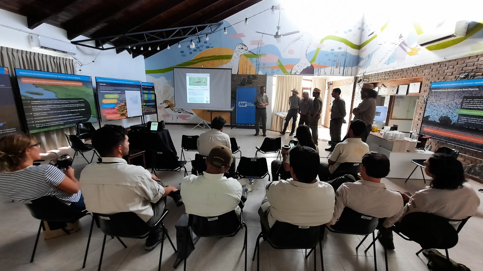 Capacitación sobre control de jabalí en Ansenuza