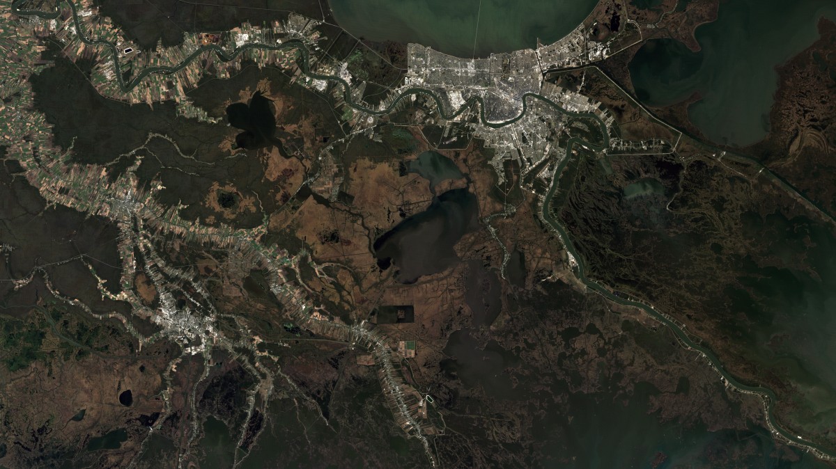 Nueva Orleans, Estados Unidos – Landsat 5 TM – 11 de Noviembre de 2011