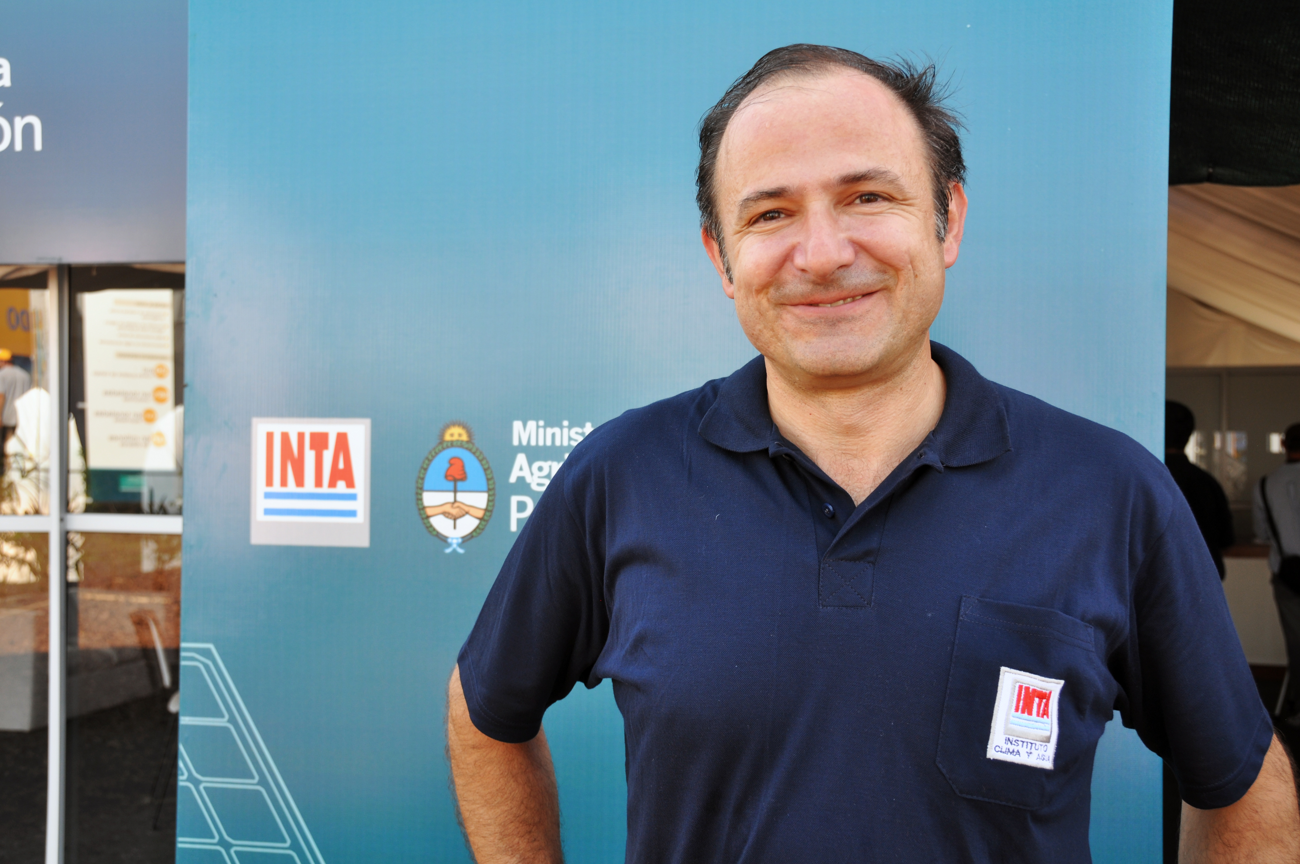 Ingeniero en Producción Agropecuaria, Pablo Mercuri, director del Centro de Investigación de Recursos Naturales del INTA.
