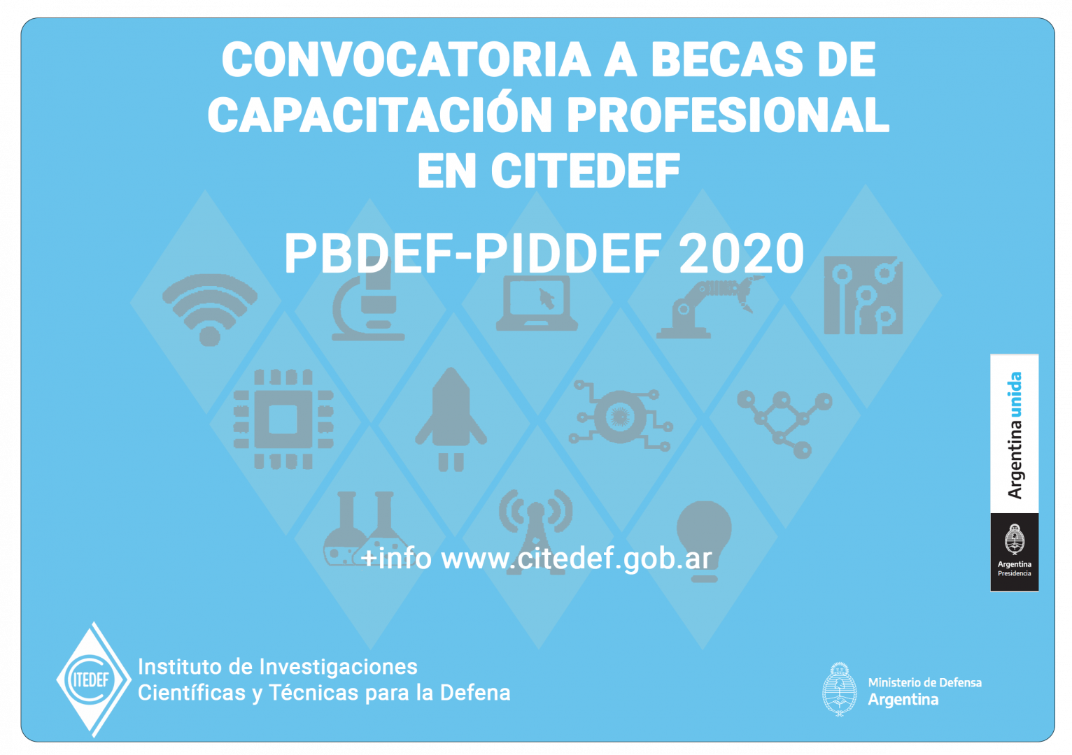 CONVOCATORIA A BECAS DE CAPACITACIÓN PROFESIONAL EN CITEDEF | Argentina ...