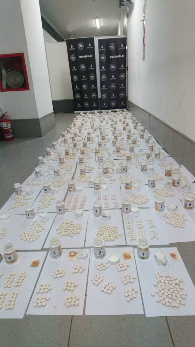 Incautamos más de 30 mil pastillas anfetaminas en Córdoba
