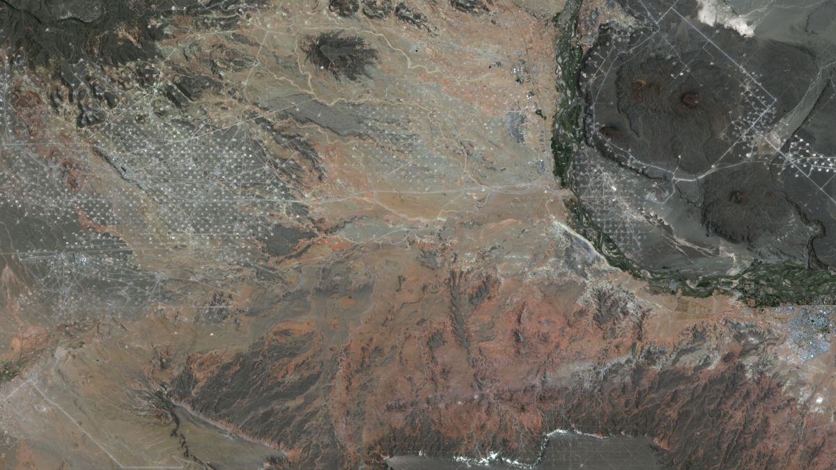 Petróleo en Neuquén, Puesto Hernández- Landsat 8 OLI - 11 de Enero de 2014