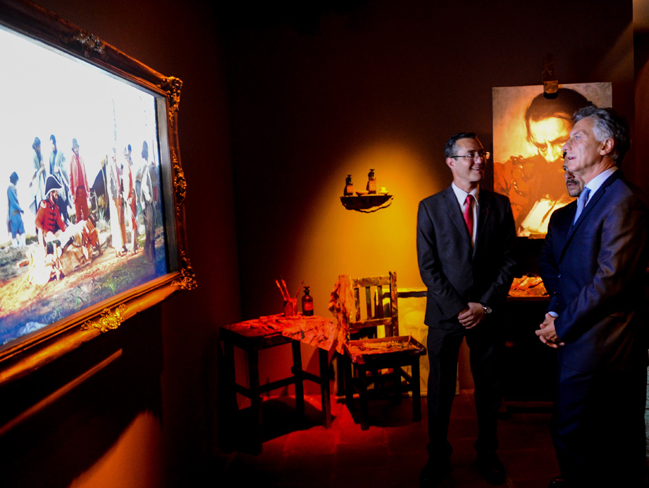 El Presidente Macri recorrió el nuevo Museo Güemes