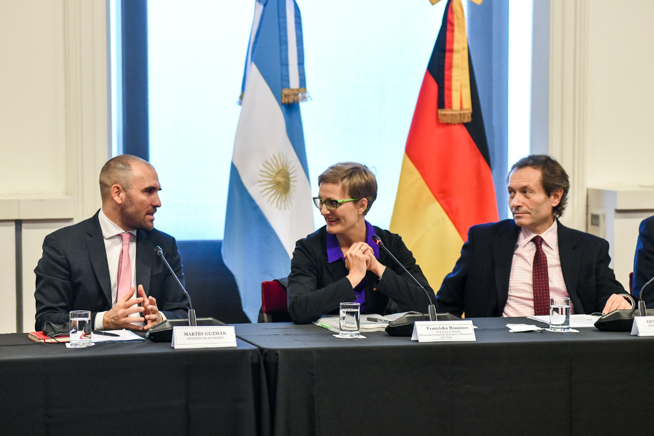 La Secretaria de Economía y Protección del Clima de Alemania se reunió con Guzmán y Beliz para impulsar nuevas inversiones