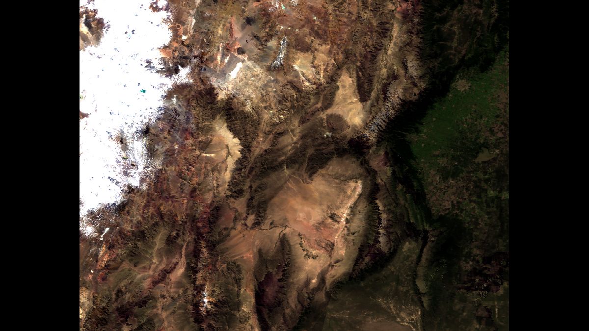 Provincia de Catamarca - Terra MODIS - 2 de Junio de 2015