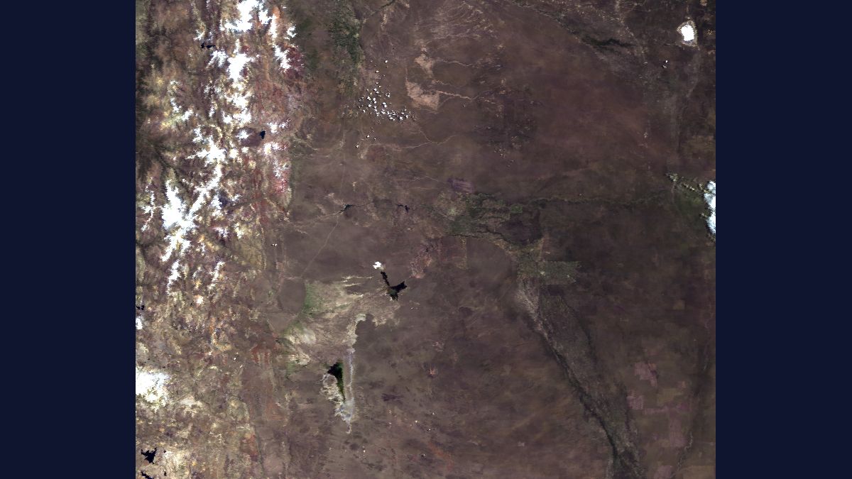 Provincia de Mendoza - Terra MODIS - 11 de Enero de 2017
