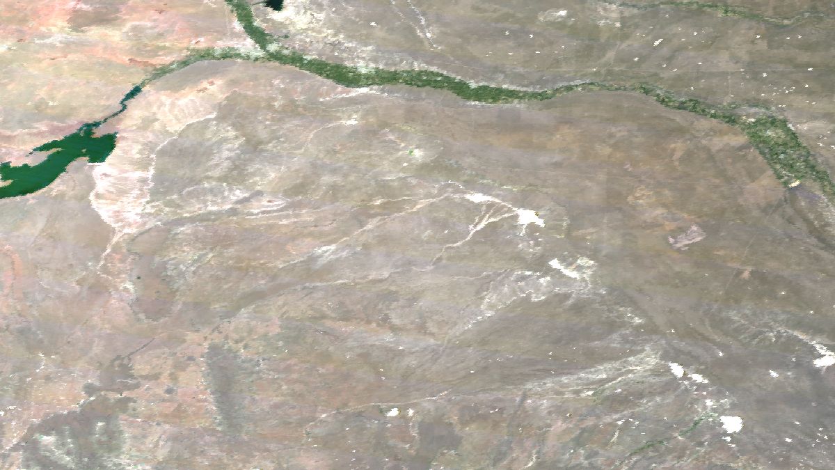 Provincia de Río Negro - Terra MODIS - 28 de Diciembre de 2016