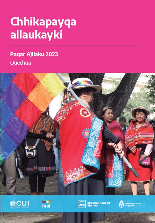 Quechua Participar es tu derecho
