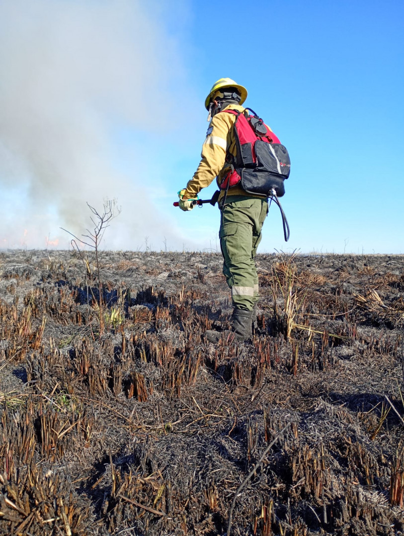 Quemas prescritas en el Parque Nacional Iberá