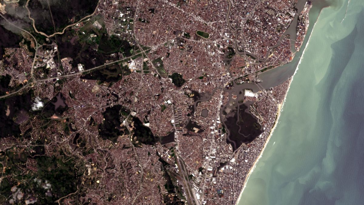 Recife, Brasil - Landsat 8 OLI - 28 de Julio de 2013