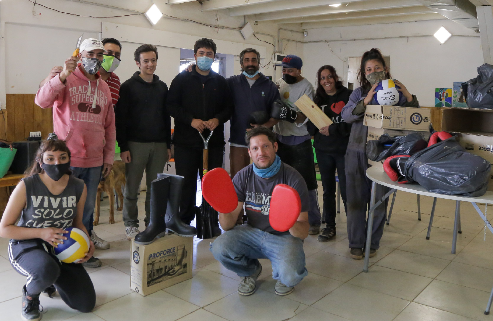 Reconstruyen2 Juventudes Solidarias jornada en Bariloche