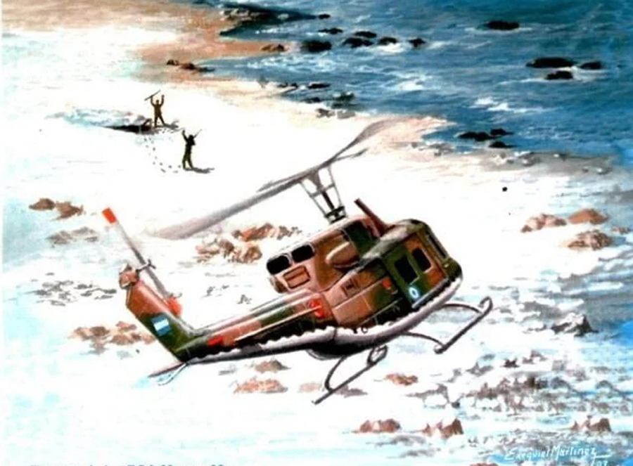 El Escuadrón Helicópteros rescata a integrantes de la Red de Observadores del Aire