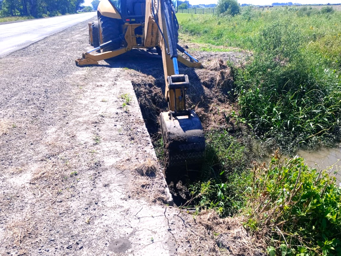 RN 11 Limpieza de desagues y alcantarilas