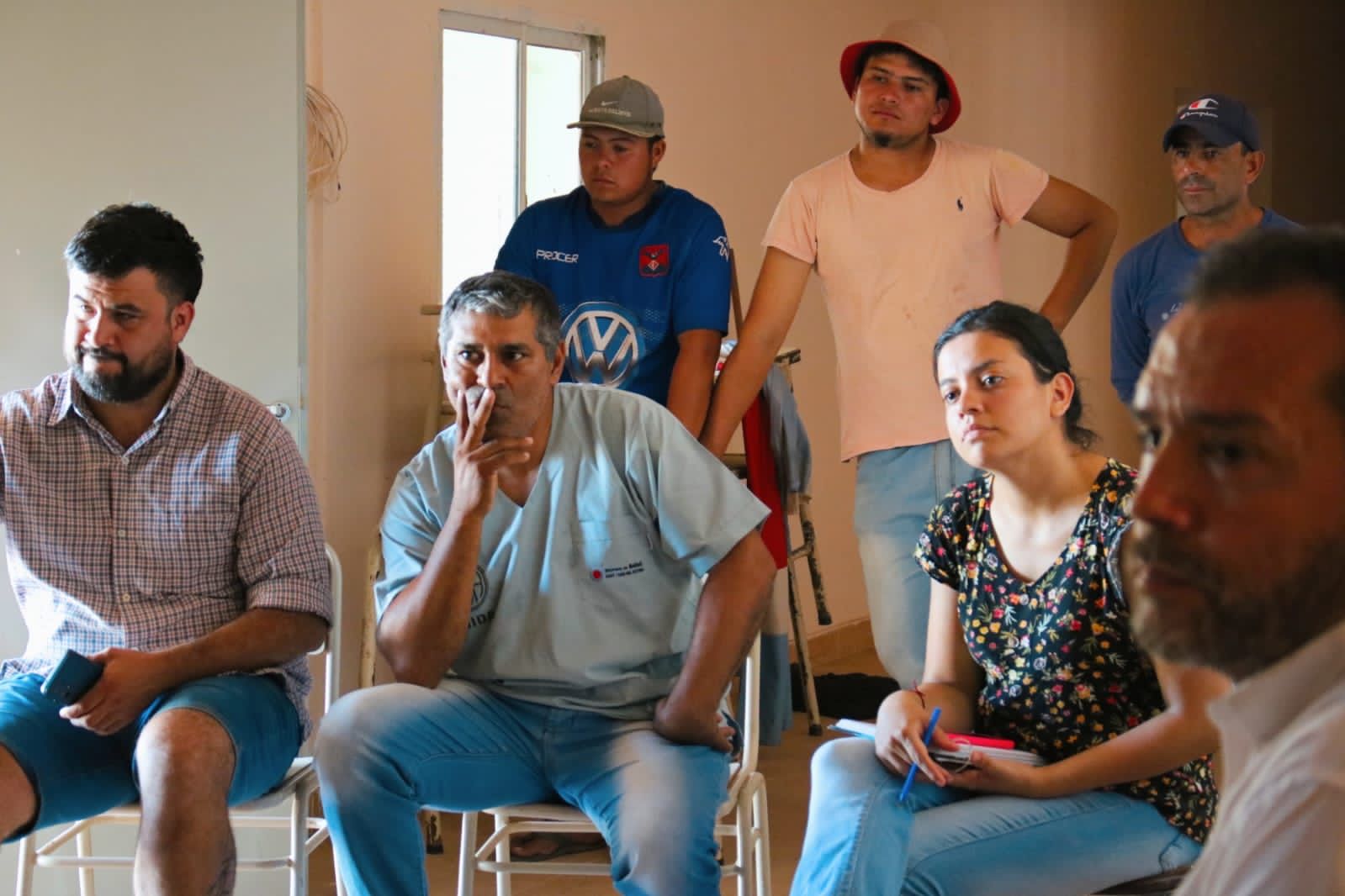 Reunión en San Félix, pueblo de matriz y raíz afrodescendiente.