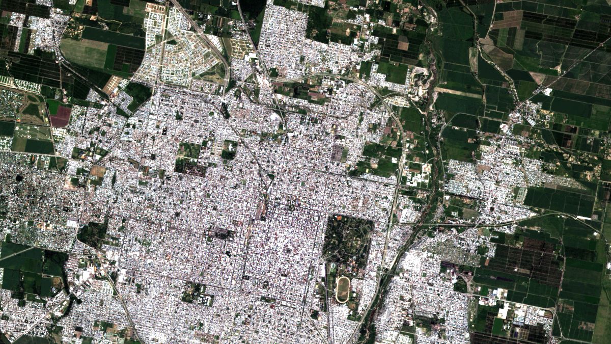 San Miguel de Tucumán - LandSat-8 OLI - 8 de Febrero de 2015